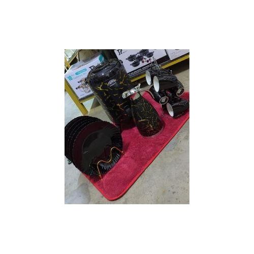Quality breakfast sets 6 coffee cups 1 flask capacity 2litres 6 plates 1 tea urn capacity 7.7 litres