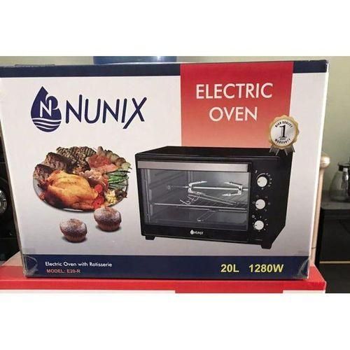 Nunix 4 Knob Setting 20 Litres Electric Rotisserie Oven