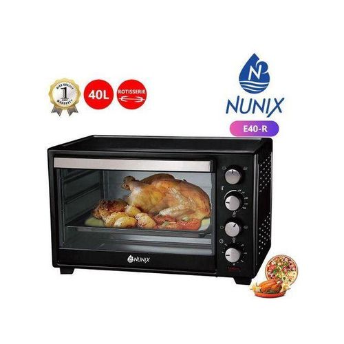 Nunix 4 Knob Settings 40L Electric Rotisserie Oven