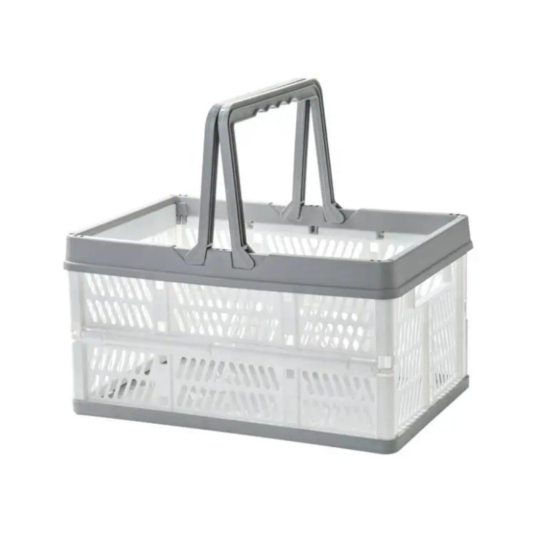 Large Foldable/Collapsible Multifunctional Stackable Basket With Handles - Image 8